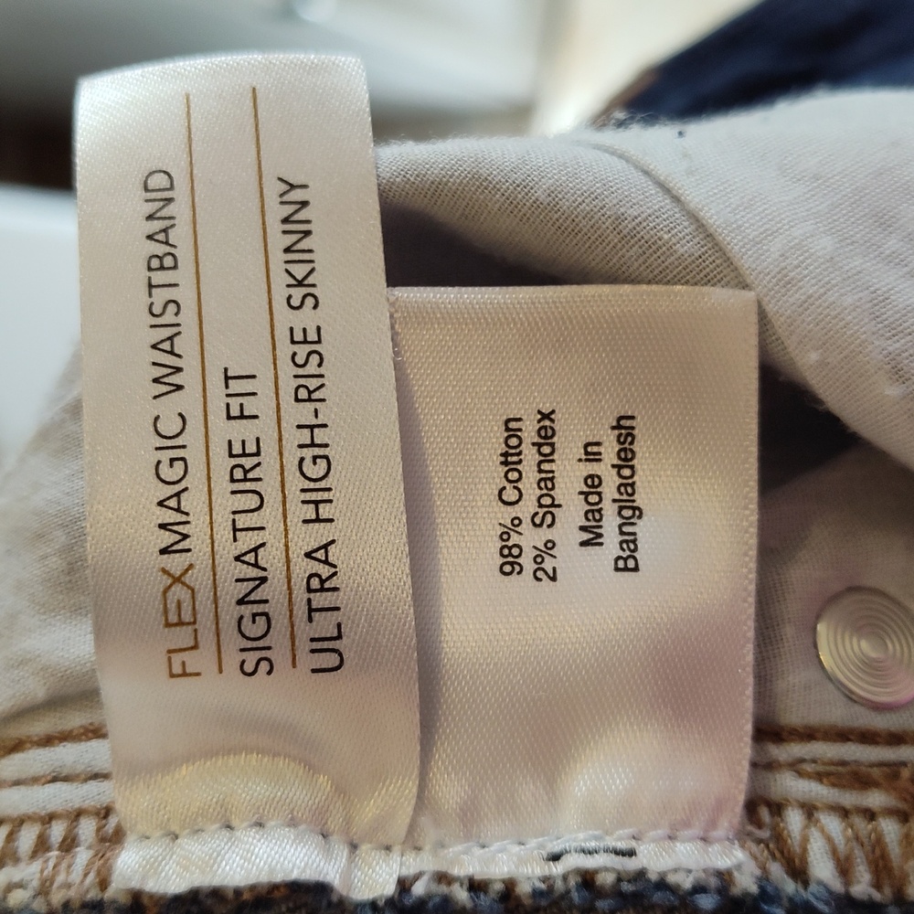 Lane Bryant Women's Distressed Blue Jeans - Picture 5 of 6